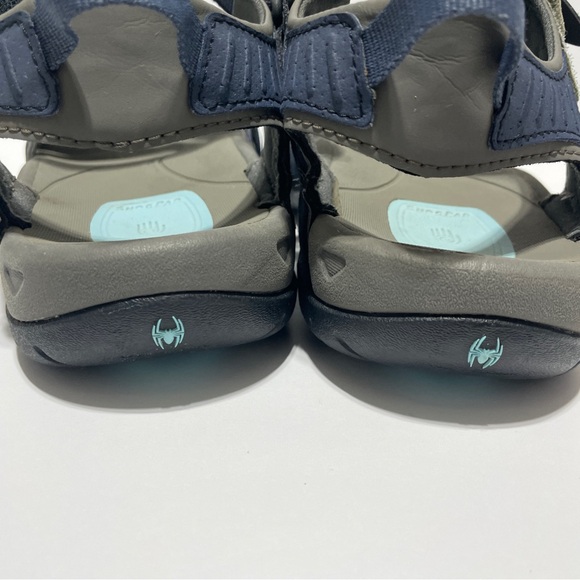 Teva Tirra Women's Size 9.5 Blue Gray Sport Hiking Sandals Shoc Pad Spider - Picture 6 of 8